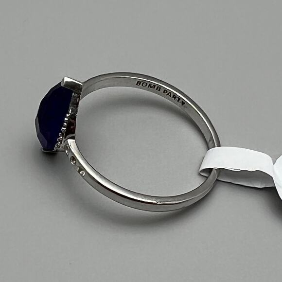 Bomb Party Can't Forget Me Purple Genuine Amethyst Quartz Stone Size 9 Ring - Picture 6 of 8